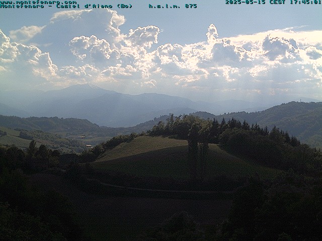 immagine della webcam nei dintorni di Monteveglio: webcam Castel d'Aiano