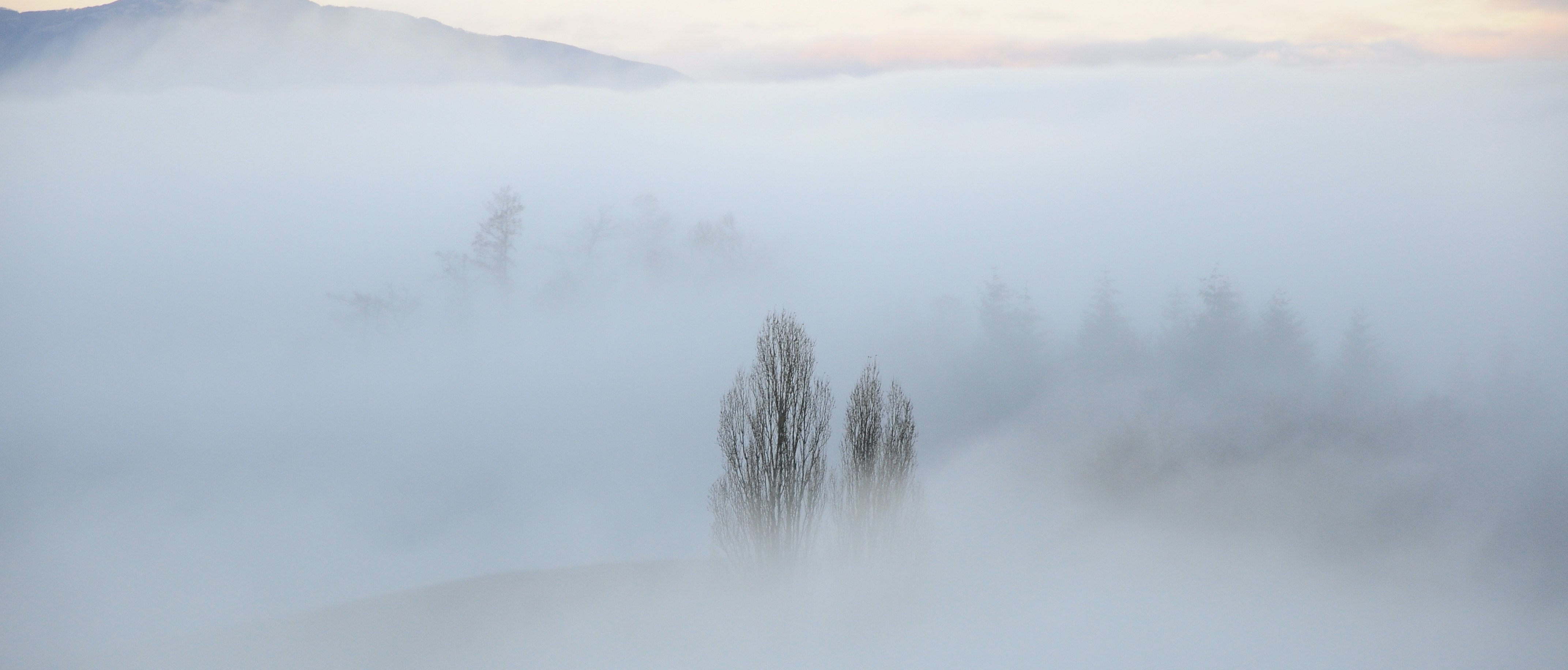 La nebbia ai piedi di Montefenaro